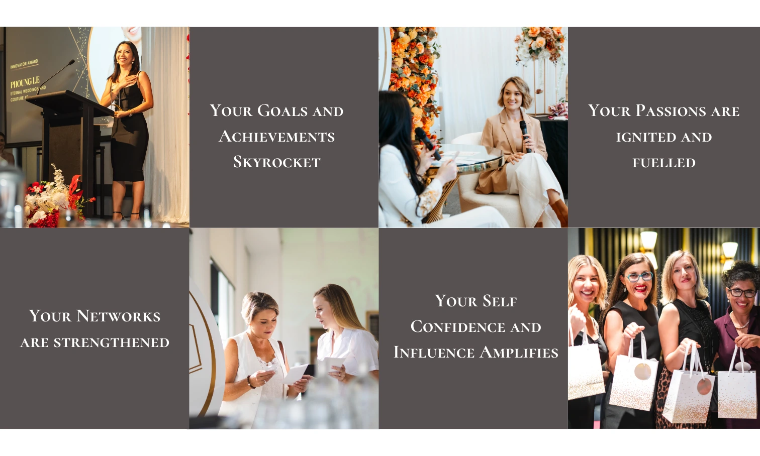 Your networks are strengthened. Your goals and achievements skyrocket. Your self confidence and influence amplifies. Your passions are ignited and Fueled.