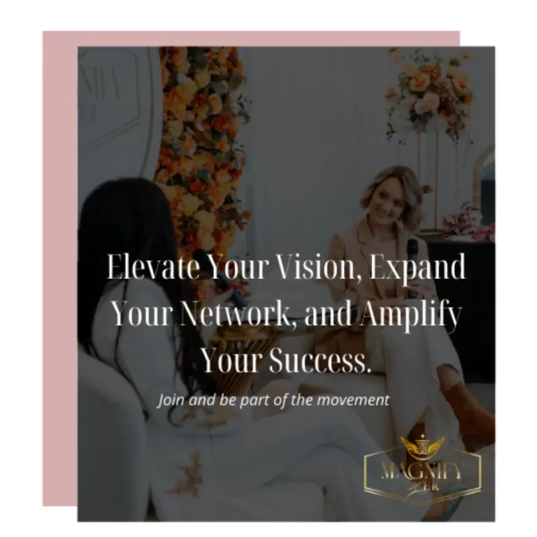 Elevate your vision, expand your network and amplify your success. Join and Be Part of the Movement.