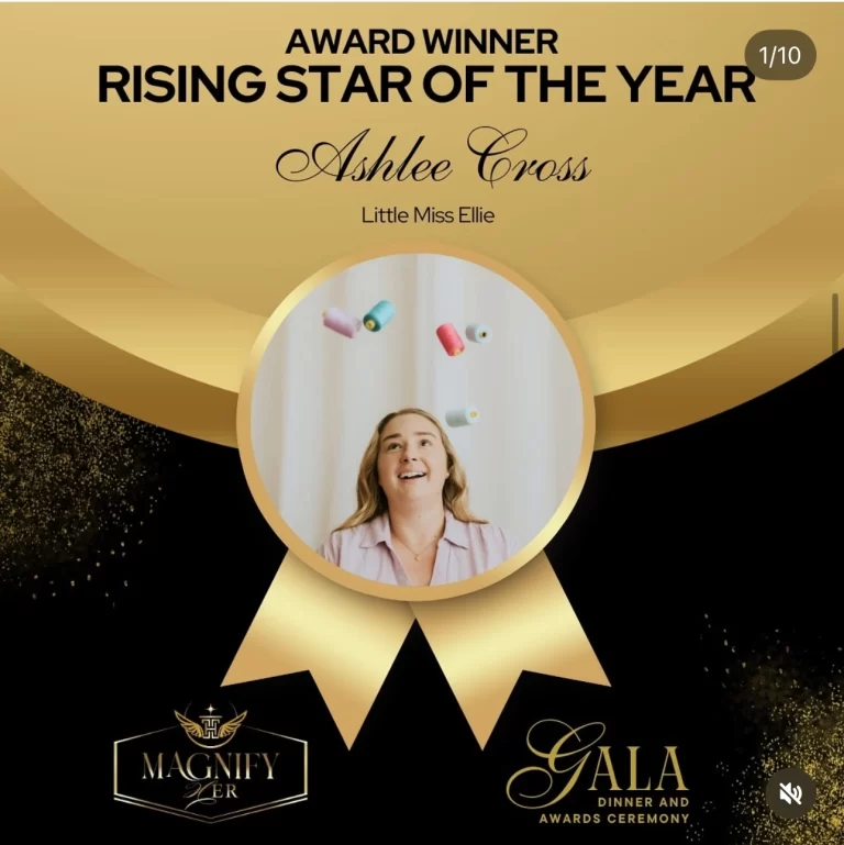 Magnify HER Gala Award Winner: Rising star of the year - Ashlee Cross, Little Miss Ellie