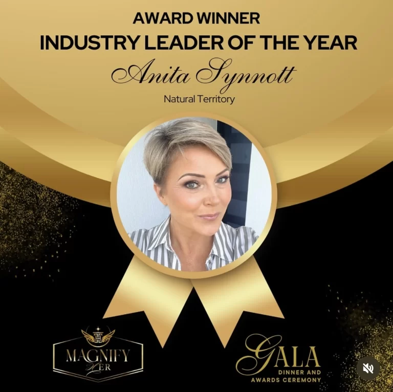Magnify HER Gala Award Winner: Industry Leader of The Year - Anita Synnott, Natural Territory.