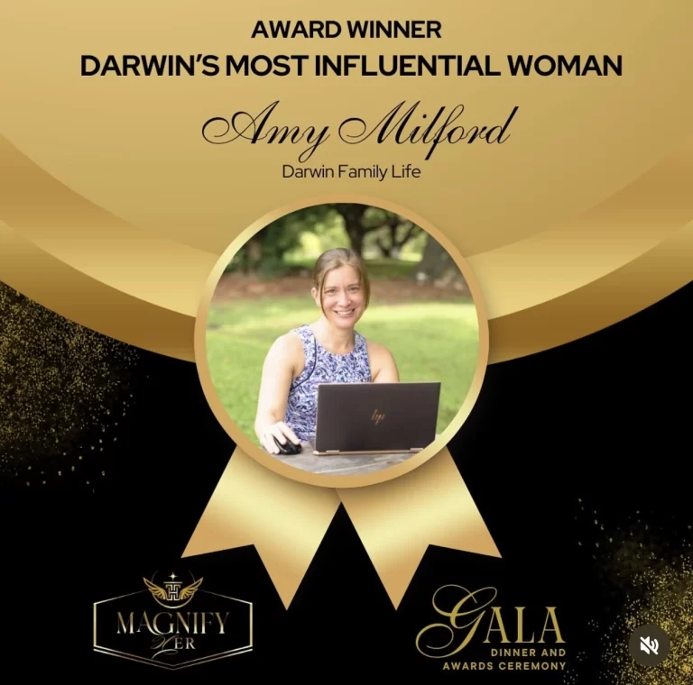 Magnify HER Gala Award Winner: Darwin's Most Influential Woman - Amy Milford, Darwin Family Life.